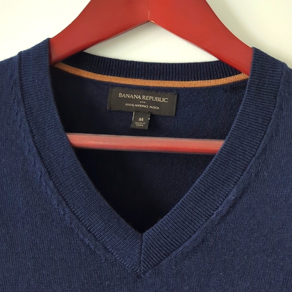 Banana Republic Blue sweater medium - Picture 2 of 6